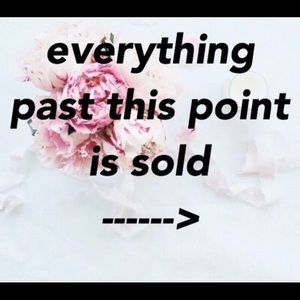 As the sign says...everything from this point is..